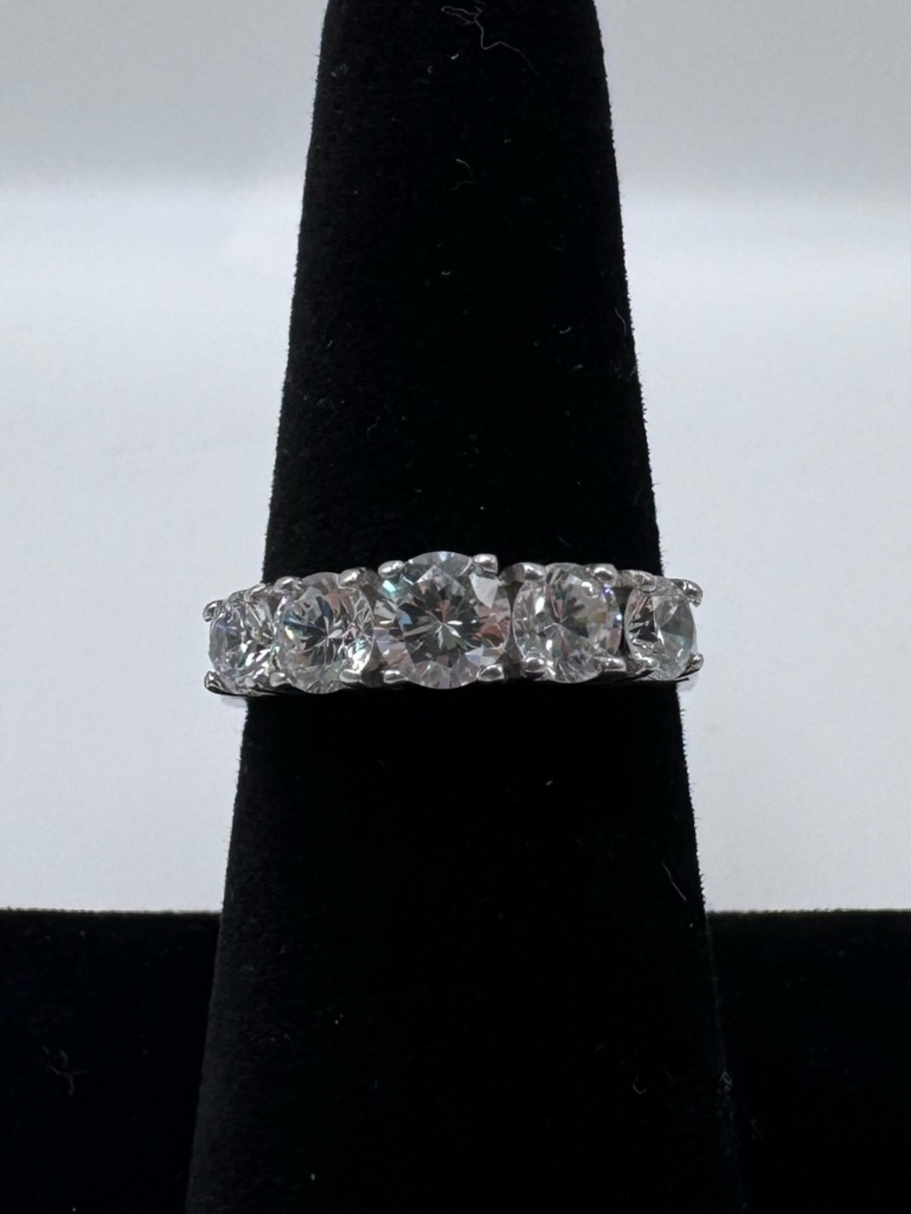 Sterling Silver 925 Gemstone Ring Sz 7